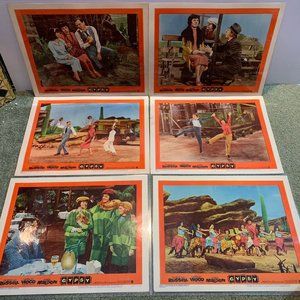 6 Big 1962 GYPSY Lobby Card Set NATALIE WOOD RARE Movie Posters Authentic 11x14”